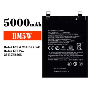 Batterie BM5W pour Xiaomi Redmi K70 / Redmi K70 Pro