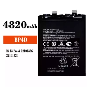 Batterie BP4D pour Xiaomi Mi 13 Pro