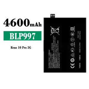 Batterie BLP997 pour OPPO Reno 10 Pro
