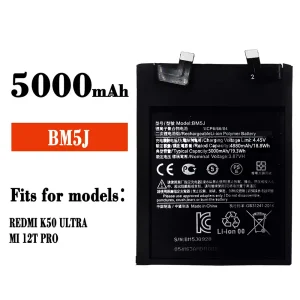 Batterie BM5J pour Xiaomi Redmi K50 ultra / MI 12T Pro