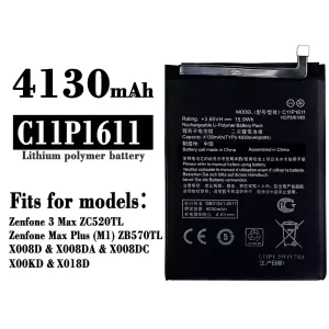 Batterie C11P1611 pour Asus Zenfone 3 Max / Zenfone Max Plus(M1)