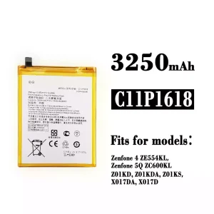 Batterie C11P1618 pour Asus Zenfone 4 / Zenfone 5Q