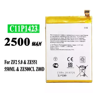 Batterie C11P1423 pour Asus Zenfone 2 5.0 / ZE551 / 550ML / ZE500CL / Z00D