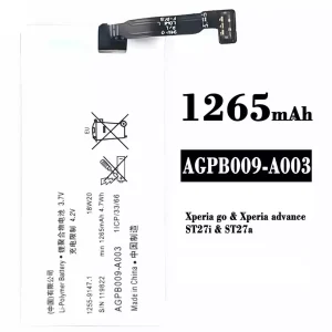 Batterie AGPB009-A003 pour Sony Xperia go / Xperia advance / ST27i / ST27a
