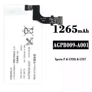 Batterie AGPB009-A001 pour Sony Xperia P/ LT22i / LT27