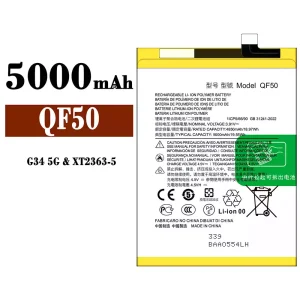 Batterie QF50 pour Motorola G34 5G / G04 / G24