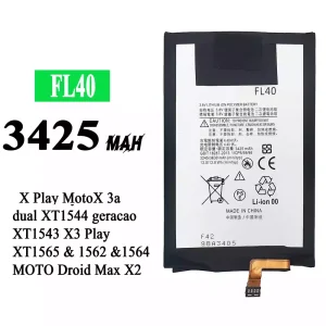 Batterie FL40 pour Motorola X Play / MotoX 3a dual / X3 Play / MOTO Droid Max X2