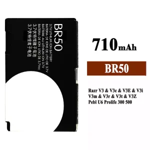 Batterie BR50 pour Motorola Razr V3 / V3c / V3E / V3i / V3m / V3r / V3t / V3Z / Pebl U6 Prolife 300 500