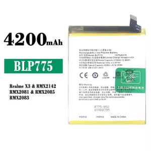 Batterie BLP775 pour OPPO Realme X3