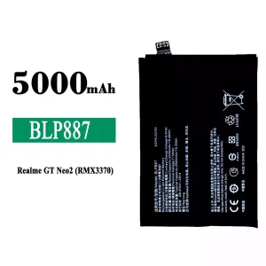 Batterie BLP887 pour OPPO Realme GT Neo 2 5G / GT 2 Pro / GT Neo 3 5G