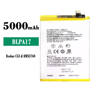 Batterie BLPA17 pour OPPO Realme C53 / C67 NFC / C65 4G / C67 4G