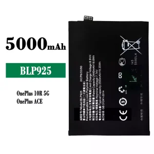 Batterie BLP925 pour OnePlus 10R 5G/ OnePlus ACE/ 1+NORD 3 5G