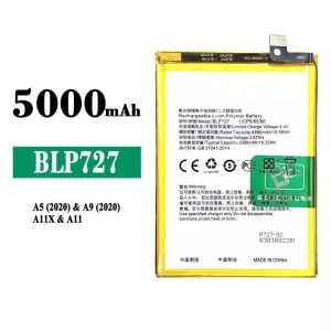 Batterie BLP727 pour OPPO A5 2020 / A9 2020 / A11X / A11