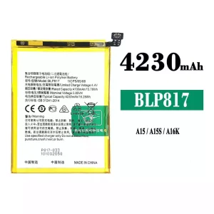 Batterie BLP817 pour OPPO A15 /A15S /A16K