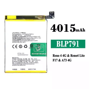 Batterie BLP791 pour OPPO Reno 4 4G /Reno 4 Lite /F17 /A73 4G