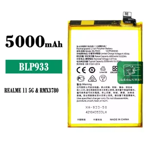 Batterie BLP933 pour OPPO Realme 11 / Realme K10