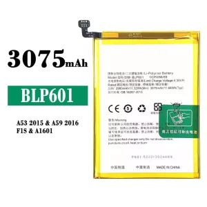 Batterie BLP601 pour OPPO A53 2015/A59 2016/F1S