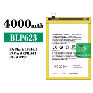 Batterie BLP623 pour OPPO R9s Plus/F3 Plus