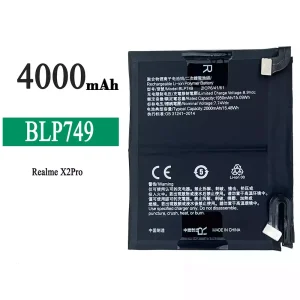 Batterie BLP749 pour OPPO Realme X2 Pro
