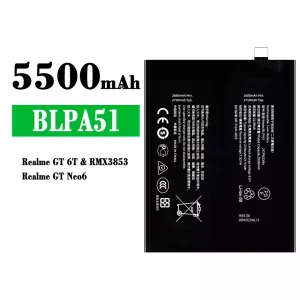 Batterie BLPA51 pour OPPO Realme GT 6T/ Realme GT Neo 6
