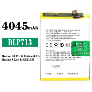 Batterie BLP713 pour OPPO Realme C3 Pro/ Realme 3 Pro/Realme X Lite