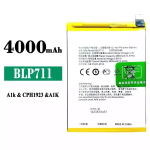 Batterie BLP711 pour OPPO A1K