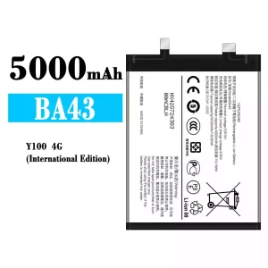Batterie BA43 pour VIVO Y100 4G International Edition