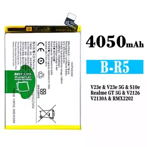 Batterie B-R5 pour VIVO V23e 5G / S10e / Realme GT 5G