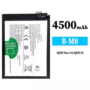Batterie B-M8 pour VIVO iQOO Neo 3/iQOO Z1