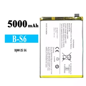 Batterie B-S6 pour VIVO IQOO Z5 5G