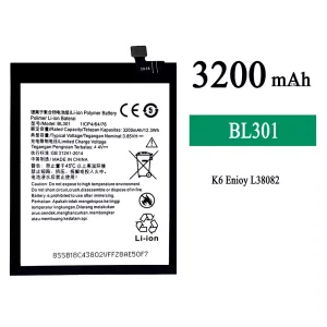 Batterie BL301 pour Lenovo K6 Enjoy