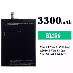 Batterie BL256 pour Lenovo Vibe K4 Note / Vibe X3 Lite