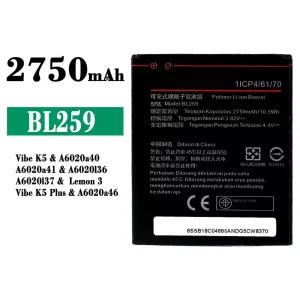 Batterie BL259 pour Lenovo Vibe K5 / Lemon 3 / Vibe K5 Plus