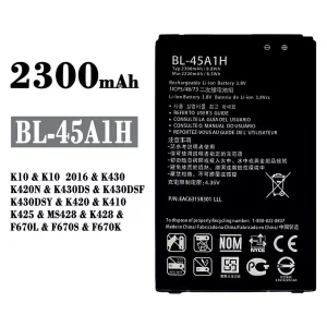 Batterie BL-45A1H pour LG K10 2016