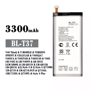 Batterie BL-T37 pour LG V40 ThinQ / Q8 2018 / Q Stylo 4 / Stylo 4 Plus