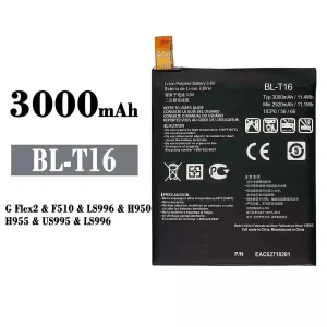 Batterie BL-T16 pour LG G Flex2