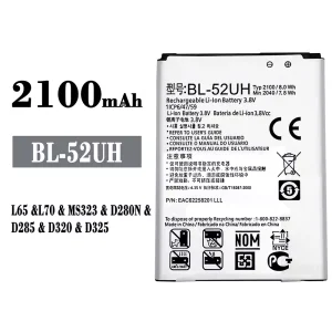 Batterie BL-52UH pour LG L65/L70