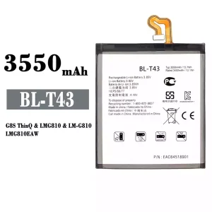 Batterie BL-T43 pour LG G8S ThinQ