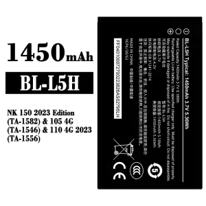 Batterie BL-L5H pour Nokia NK 150 2023 Edition