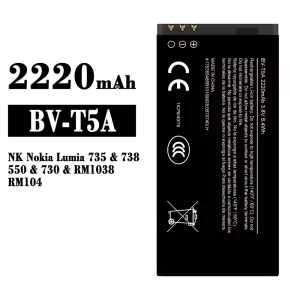 Batterie BV-T5A pour Nokia Lumia 735/738/550/730