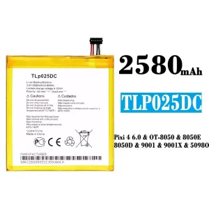 Batterie TLp025DC pour Alcatel Pixi 4 6.0