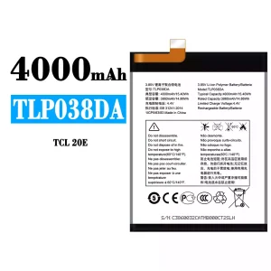 Batterie TLP038DA pour Alcatel TCL 20E