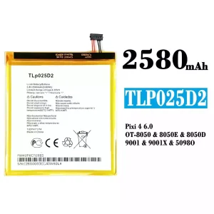 Batterie TLP025D2 pour Alcatel Pixi 4 6.0