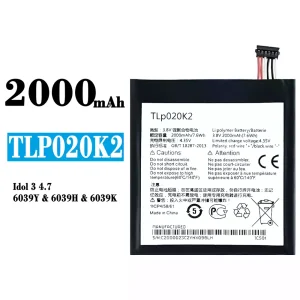 Batterie TLP020K2 pour Alcatel One Touch Idol 3 4.7