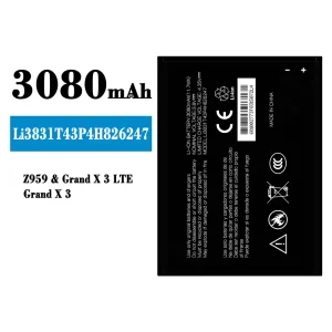 Batterie Li3831T43P4H826247 pour ZTE Z959/Grand X 3