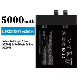Batterie Li3923T89P8h636590 pour Nubia Red Magic 7 Pro/ RedMagic 7S Pro
