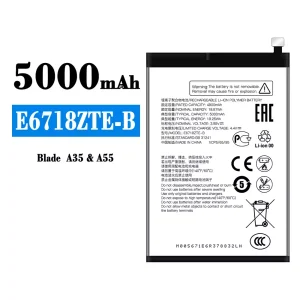 Batterie E6718ZTE-B pour ZTE BLADE A35/A55