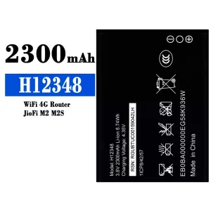 Batterie H12348 pour ZTE WiFi 4G Router/JioFi M2 M2S