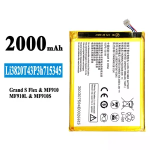 Batterie Li3820T43P3h715345 pour ZTE Grand S Flex/MF910/MF910L/MF910S