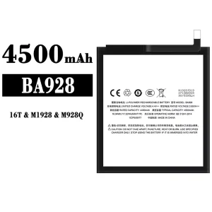 Batterie BA928 pour Meizu 16T/M1928/M928Q